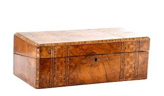 Large Tunbridge Ware Inlaid Box or Lap Desk