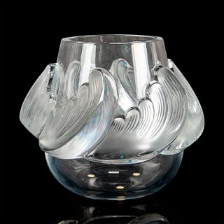 Lalique Crystal Vase, Vagues