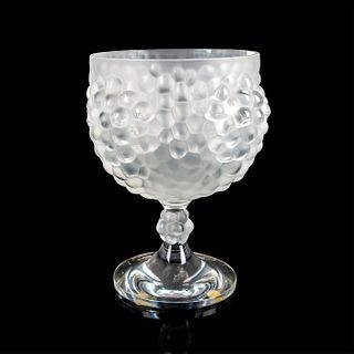 Lalique Crystal Footed Bowl, Antilles