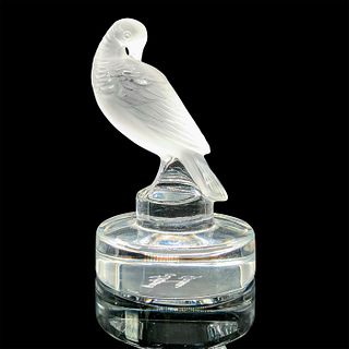 Lalique Crystal Paperweight, Canard Attentif