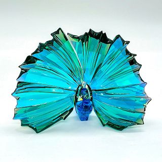 Swarovski Crystal Figurine, Peacock Arya