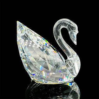 Large Swarovski Silver Crystal Figurine, Swan A7633