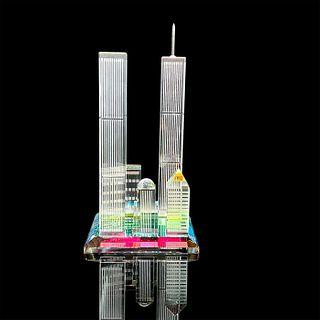 New York Crystal Artworks Figure, World Trade Center