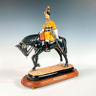 Michael Sutty Porcelain Figure + Base, Skinners Horse