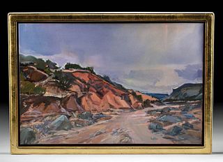 Kathryn Stedham Painting "Arroyo Diablo Canyon" (2018)