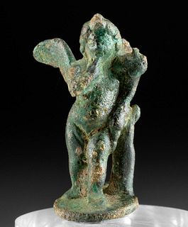 Romano-Egyptian Bronze Figure of Harpocrates