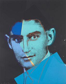 Warhol Andy,  FS.II 226 Franz Kafka, from Ten Portraits of Jews of Twentieth Century, 1980