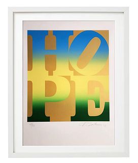 Robert Indiana 'Hope I', From The 'Four Seasons Of Hope' 2012