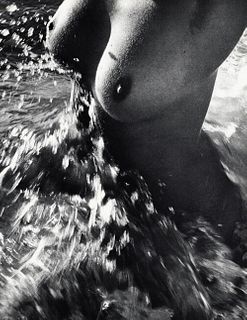 LUCIEN CLERGUE, Vintage Female Nude Woman Breast, 1968