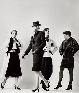 Helmut Newton - Walking Woman, Franch Vogue, Paris, 1981