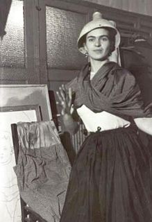 Lucienne Bloch, Frida Kahlo at the New Workers School, NY,1933