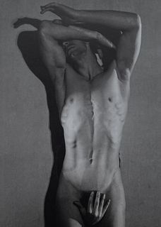 George Platt Lynes, Male Nude Third Hand, 1936