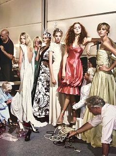 Mario Testino, Behind The Scenes, British Vogue, London, 2006