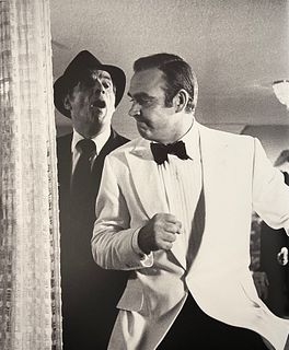 Terry O'Neill, Bond Mid-Fight, In The White Dinner Jacket And Bowtie In Diamonds Are Forever, 1971