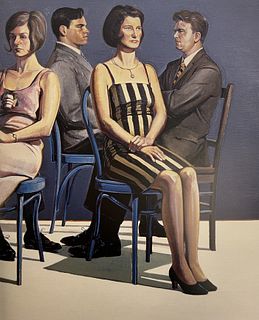 Wayne Thiebaud, Five Seated Figures, 1965