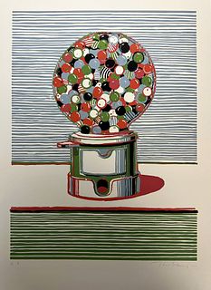 Wayne Thiebaud, Green Gum Ball Machine, 1970