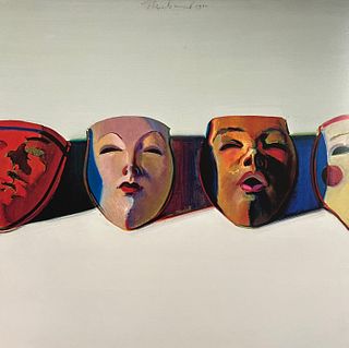 Wayne Thiebaud, Masks, 1970