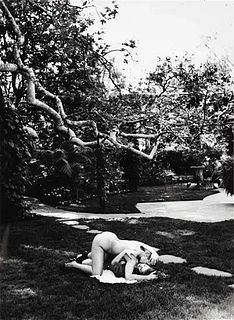 HELMUT NEWTON, In Robert's Garden, Beverly Hills, 1991