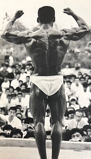 Tamotsu Yato, Kazutoshi Ozasa At Kanasai Bodybuilding Contest, 1965