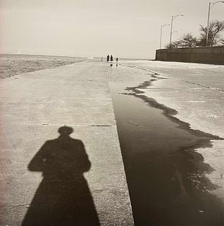 Vivian Maier, Self-Portrait, Location Uknown, 1956