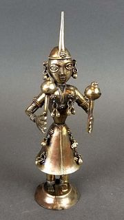 Indian Silverplated Figure