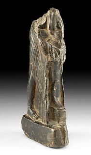 Egyptian Stone Figure - Winged Isis Protecting Osiris