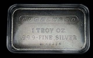 Engelhard 1 ozt .999 Silver Bar 