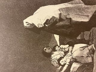 Francisco Goya "Lue Viene el coco" Print.