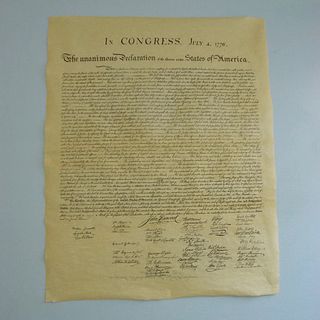 Declaration of Independence, Full Size