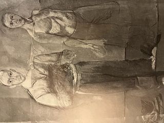 Willem de Kooning "Two Man Standing" Print.