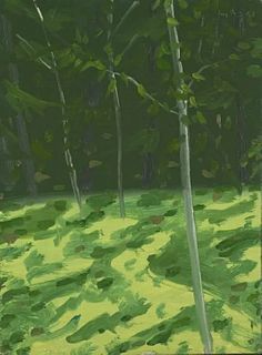 Alex Katz "Young Trees, 1989" Offset Lithograph