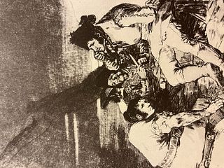 Francisco Goya "Muchachos al arrio" Print.