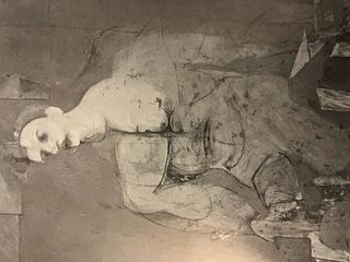 Willem de Kooning "Seated Figure" Print.