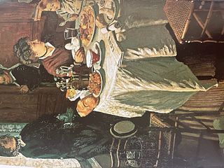 Claude Monet "The Luncheon, 1868" Print.