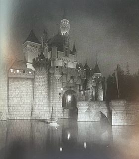Diane Arbus "A castle in disneyland, Cal." Print.