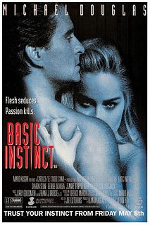 "Basic Instinct, 1992" Movie Poster
