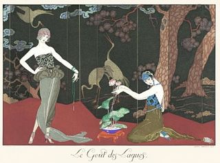 George Barbier "Le Gout Laques, 1924" Print