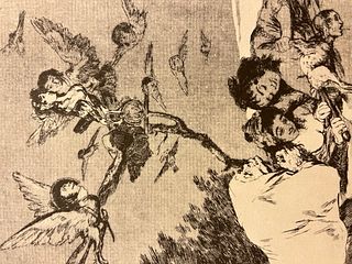Francisco Goya "Todos caeran" Print.