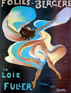 "La Loie Fuller, Folies Bergere" Poster