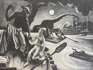 Thomas Hart Benton "Huck Finn, 1936" Print