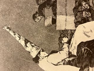 Francisco Goya "Aquellos Pollos" Print.