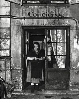 Robert Doisneau "Concierge with Spectacles" Print