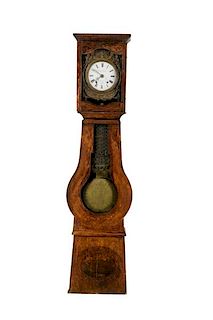French Morbier Comtoise Bailly Long Case Clock