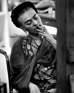 Frida Kahlo "Cigarette" Print