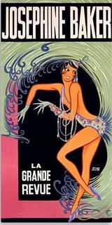 "Josephine Baker, La Grande Revue" Poster