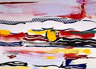 Roy Lichtenstein "Untitled" Pillow