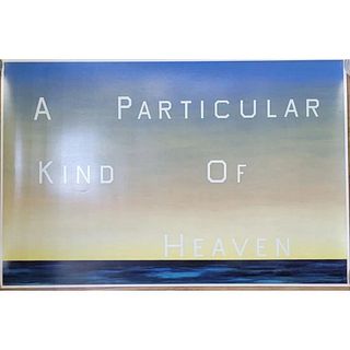 Ed Ruscha "A PARTICULAR TYPE OF HEAVEN" Offset Lithograph