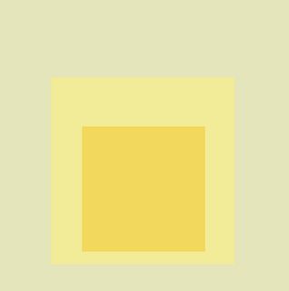 Josef Albers Homage to the Square "Yellow" Offset Lithograph
