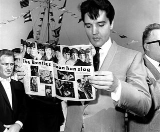 The Beatles "Elvis Presley" Print