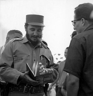 Fidel Castro "Cigar" Print